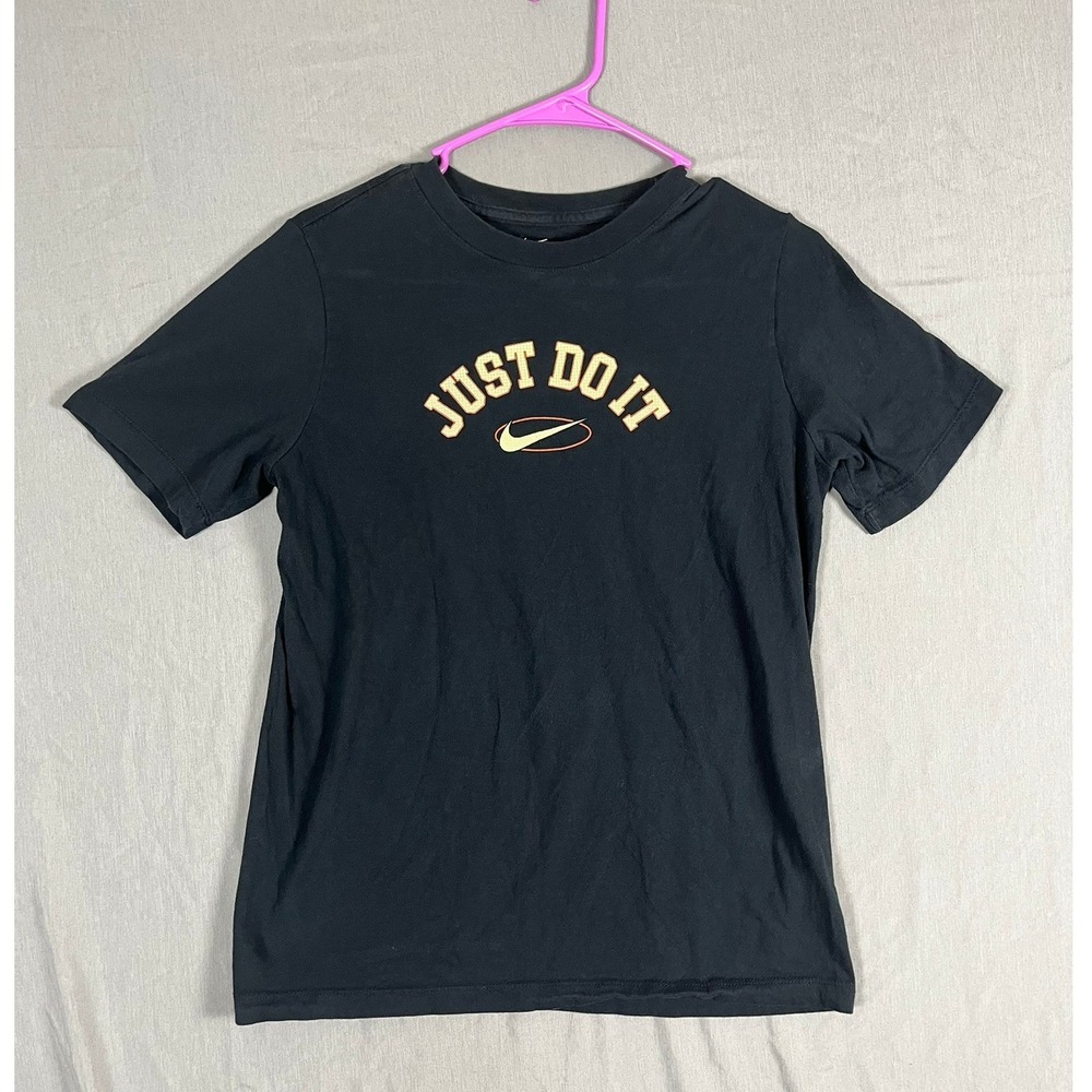 Nike T-Shirt Mens XL Just Do It Graphic Black EUC